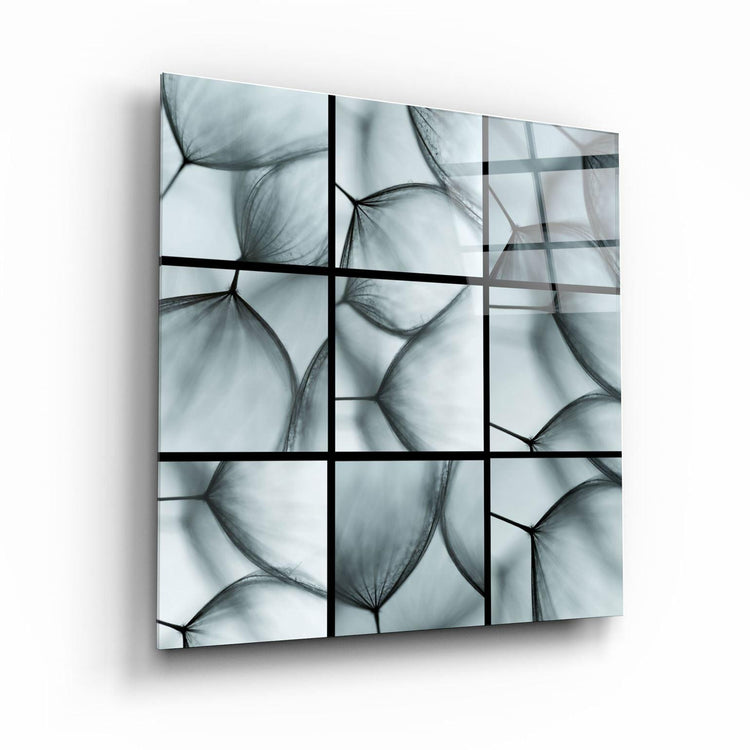・"Flower Mosaic"・Glass Wall Art - ArtDesigna Glass Printing Wall Art