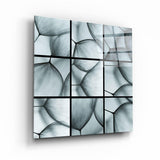 Blumenmosaik – Glasbild