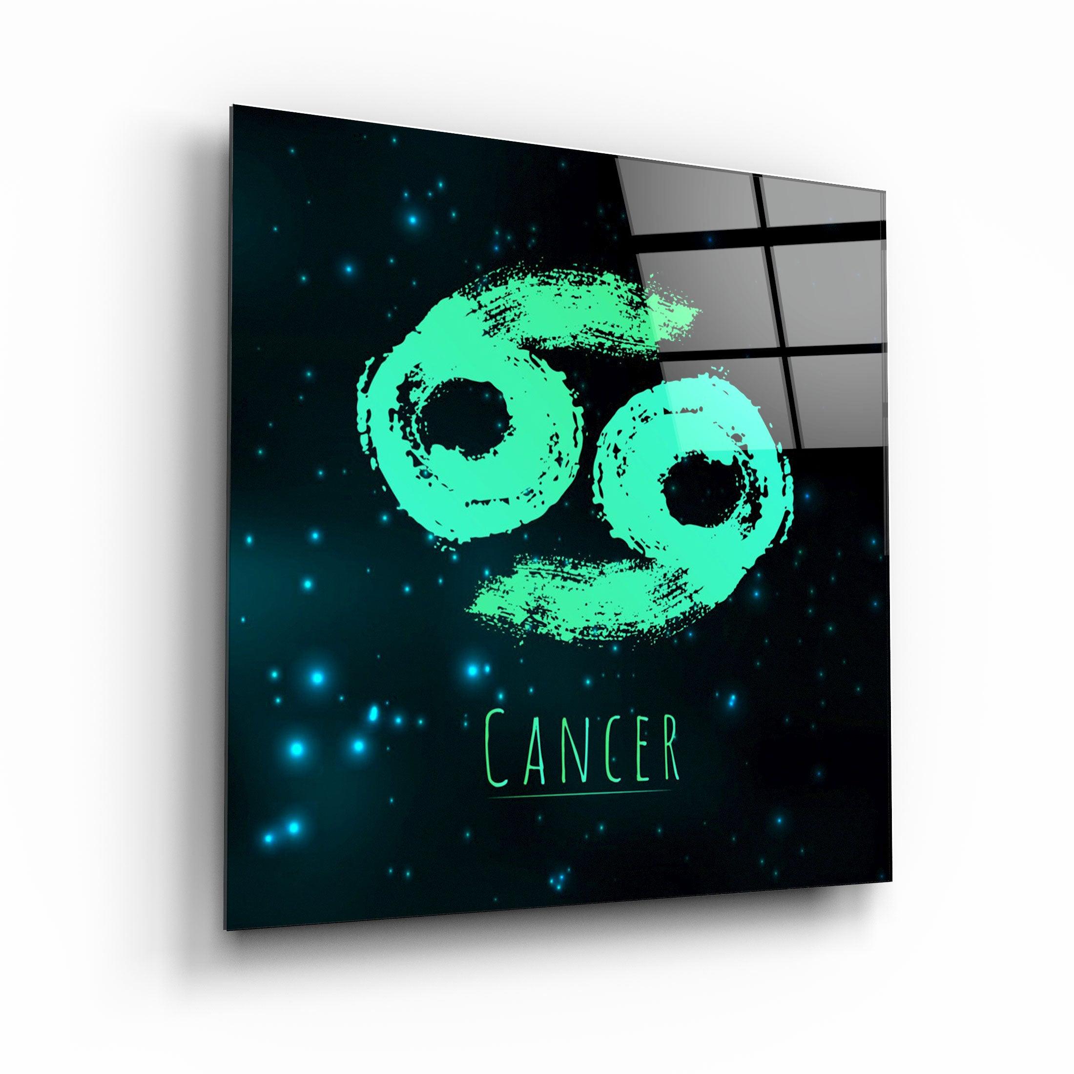 ."Zodiac V2 - Cancer". Glass Wall Art - ArtDesigna Glass Printing Wall Art