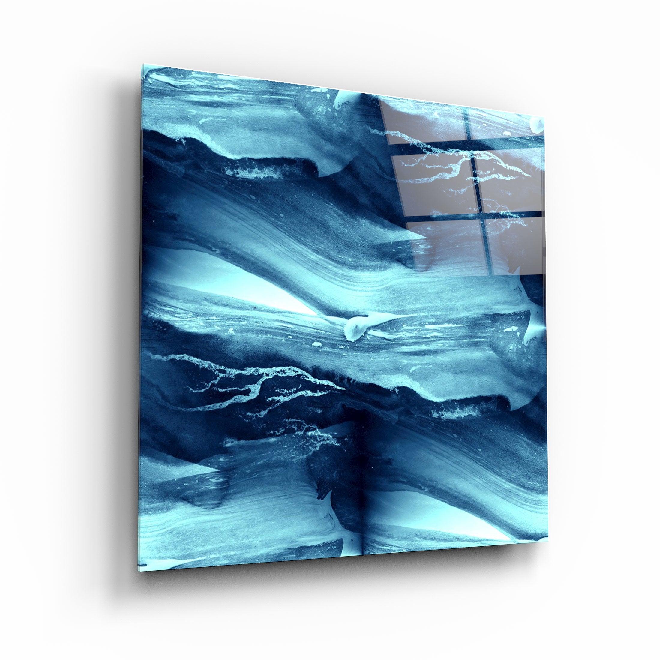 ・"Abstract Waves"・Glass Wall Art - ArtDesigna Glass Printing Wall Art