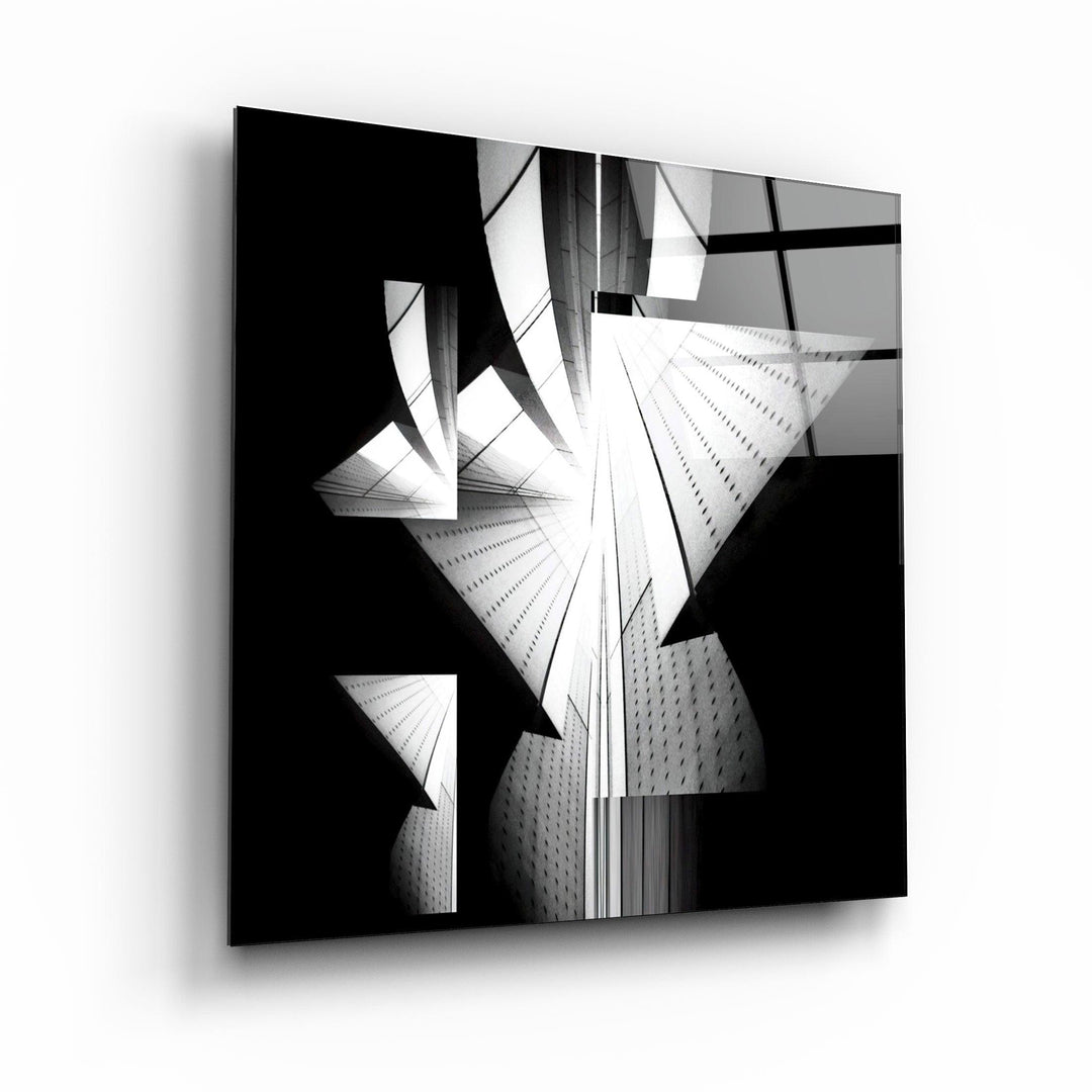 ・"Abstract Building View"・Glass Wall Art - ArtDesigna Glass Printing Wall Art