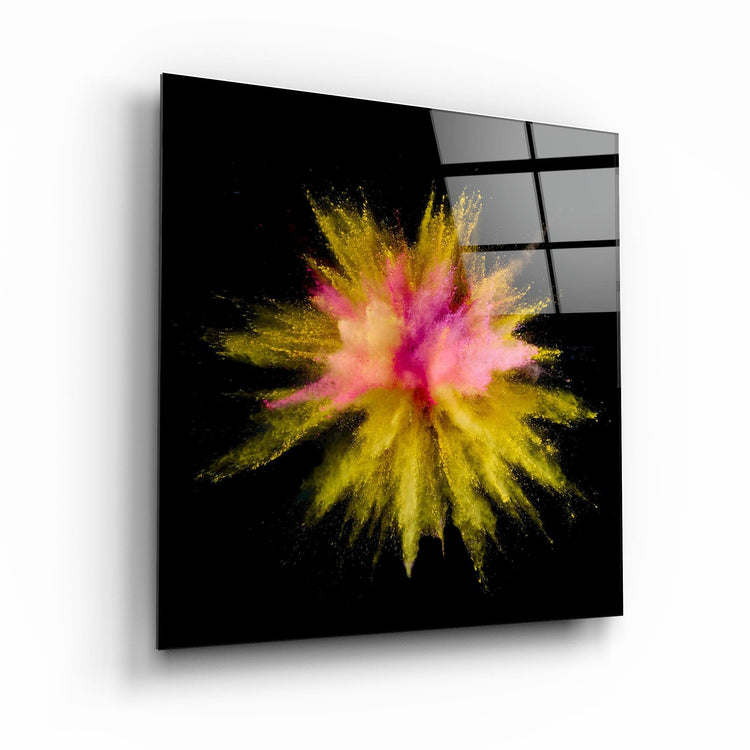 ・"Colorful Explosion V2"・Glass Wall Art - ArtDesigna Glass Printing Wall Art
