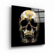 ・"Abstract Skull"・Glass Wall Art - ArtDesigna Glass Printing Wall Art