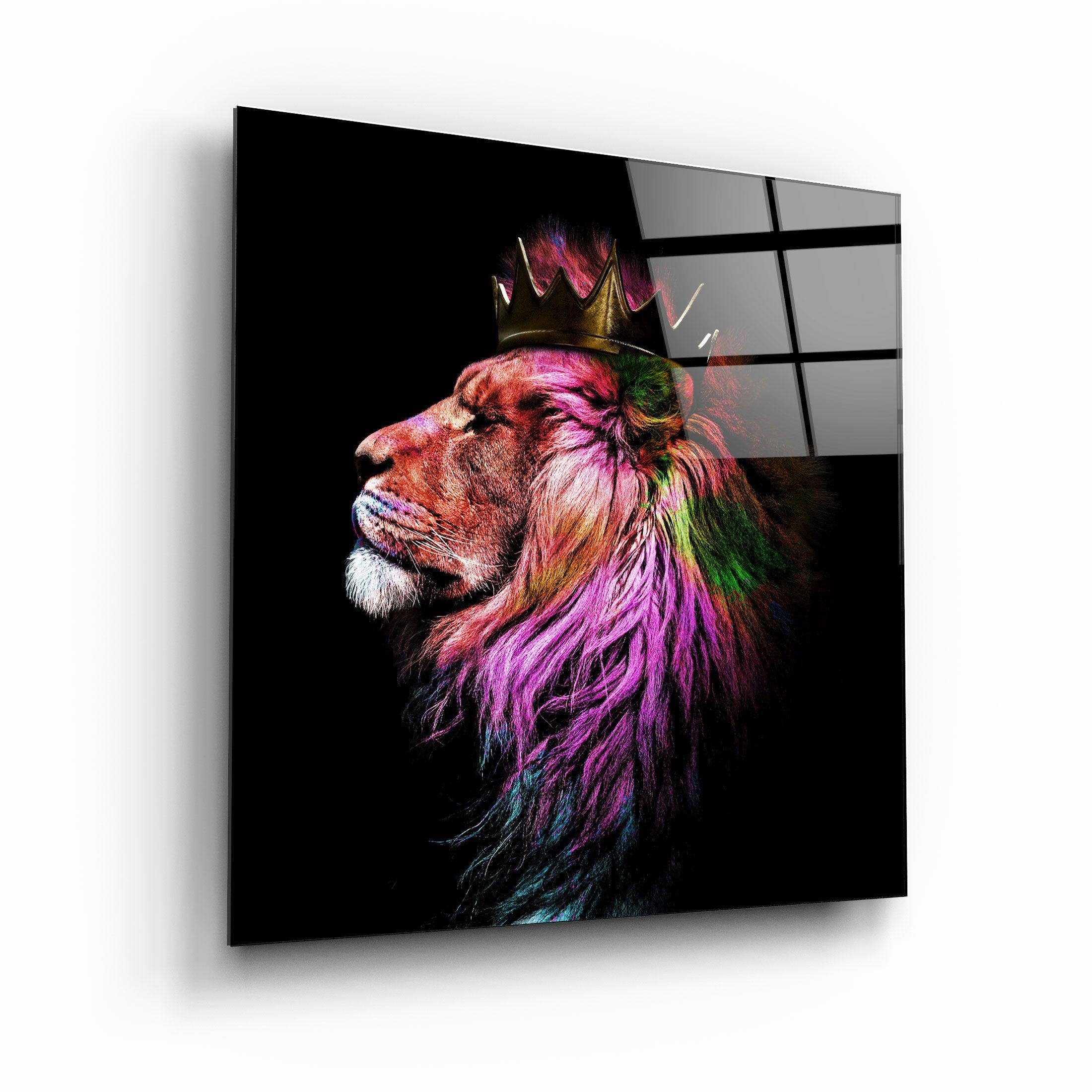 Glass Wall Art, Glass, Glass Printing, Famous Woman Tempered Glass, Black Is King Wall 2024 Decor, King Woman Wall Art,