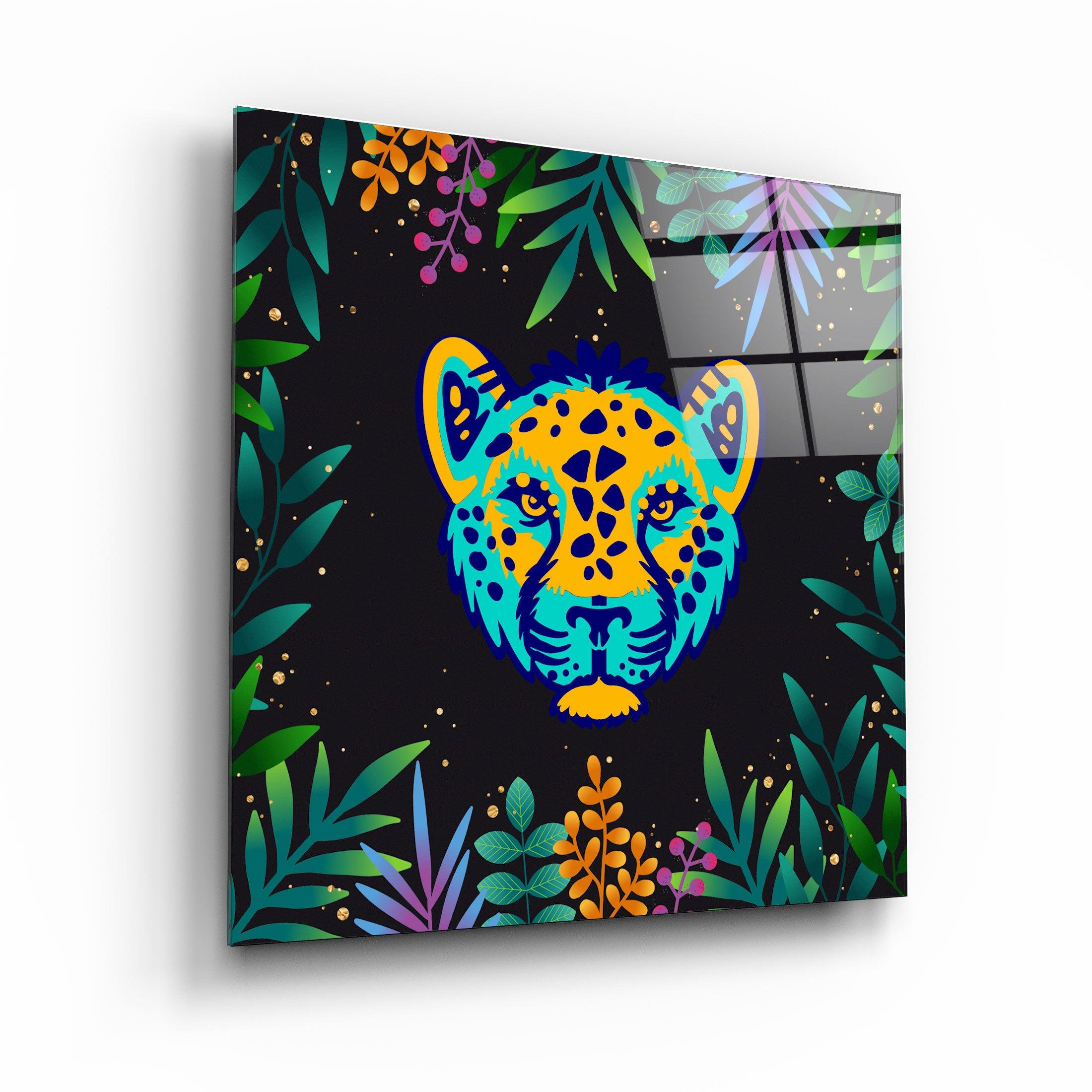 ・"Animal Republic-Cheetah"・Designers Collection Glass Wall Art - ArtDesigna Glass Printing Wall Art