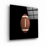 Umgefärbte Designs American Football – Glasbild