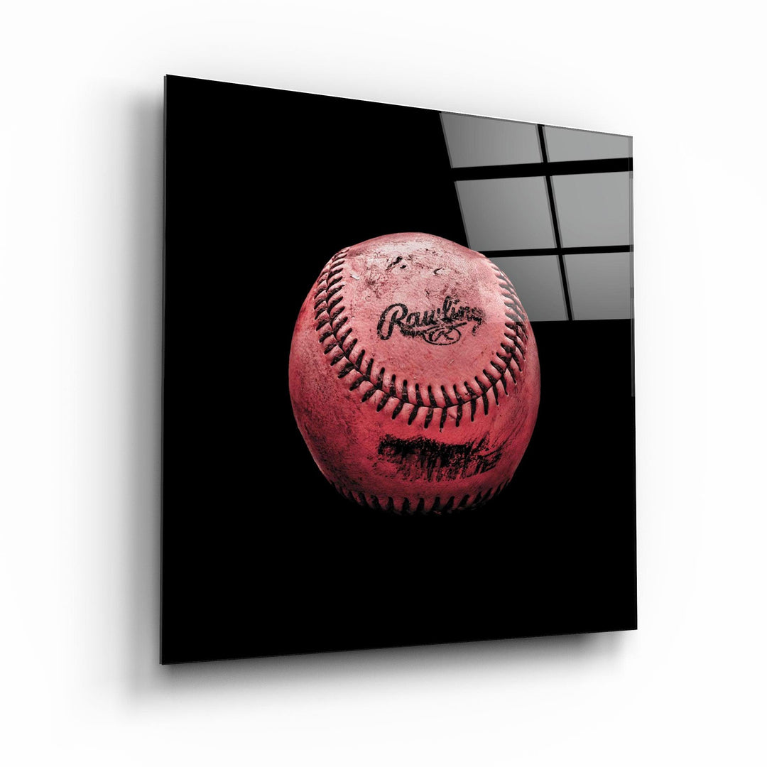 ."Recolored Designs - Baseball". Glass Wall Art - ArtDesigna Glass Printing Wall Art