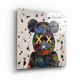 ."X Eyes Original". Designer's Collection Glass Wall Art