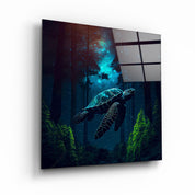 ."Turtle". Designers Collection Glass Wall Art - ArtDesigna Glass Printing Wall Art