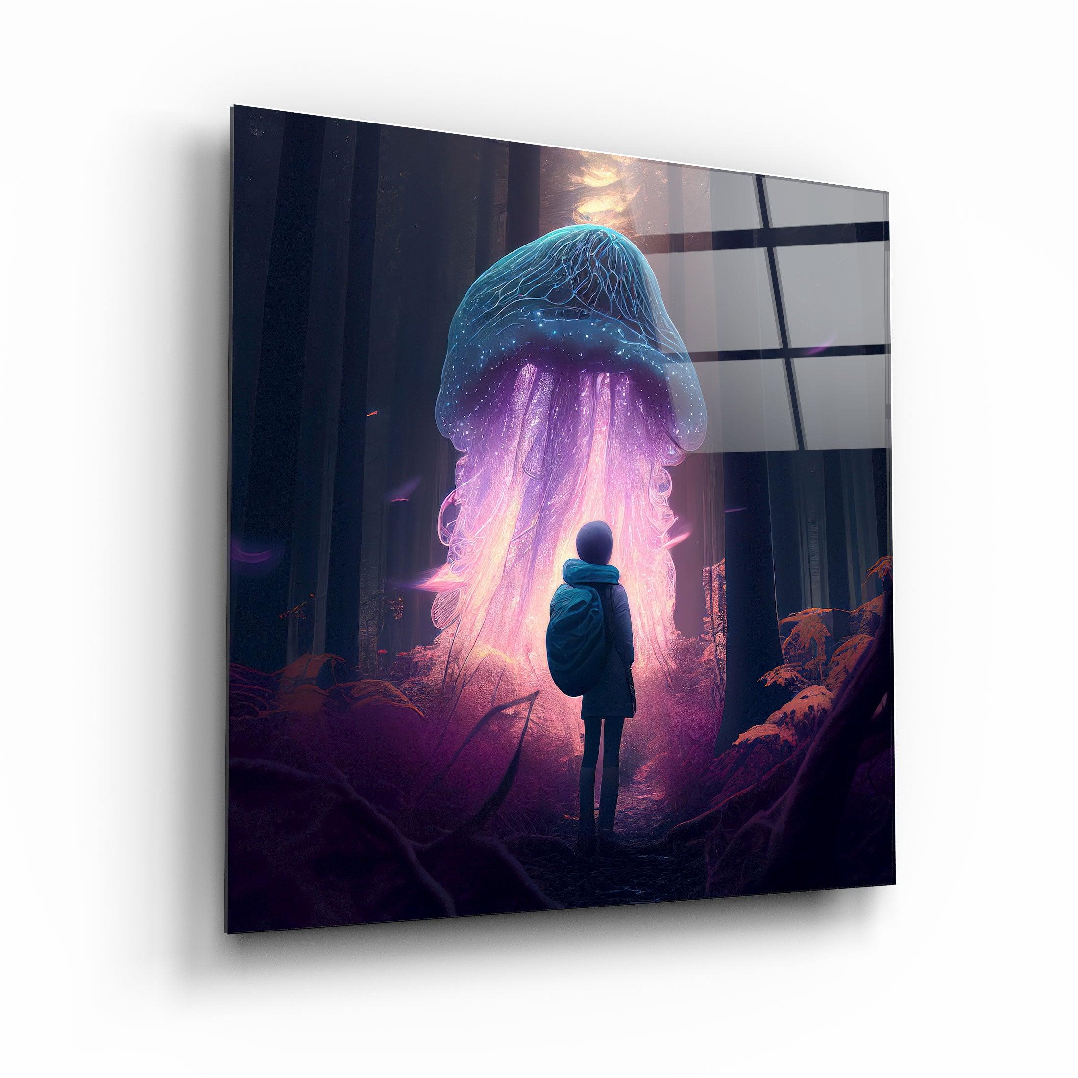 ."Alone in the Secret Forest V2". Glass Wall Art - ArtDesigna Glass Printing Wall Art