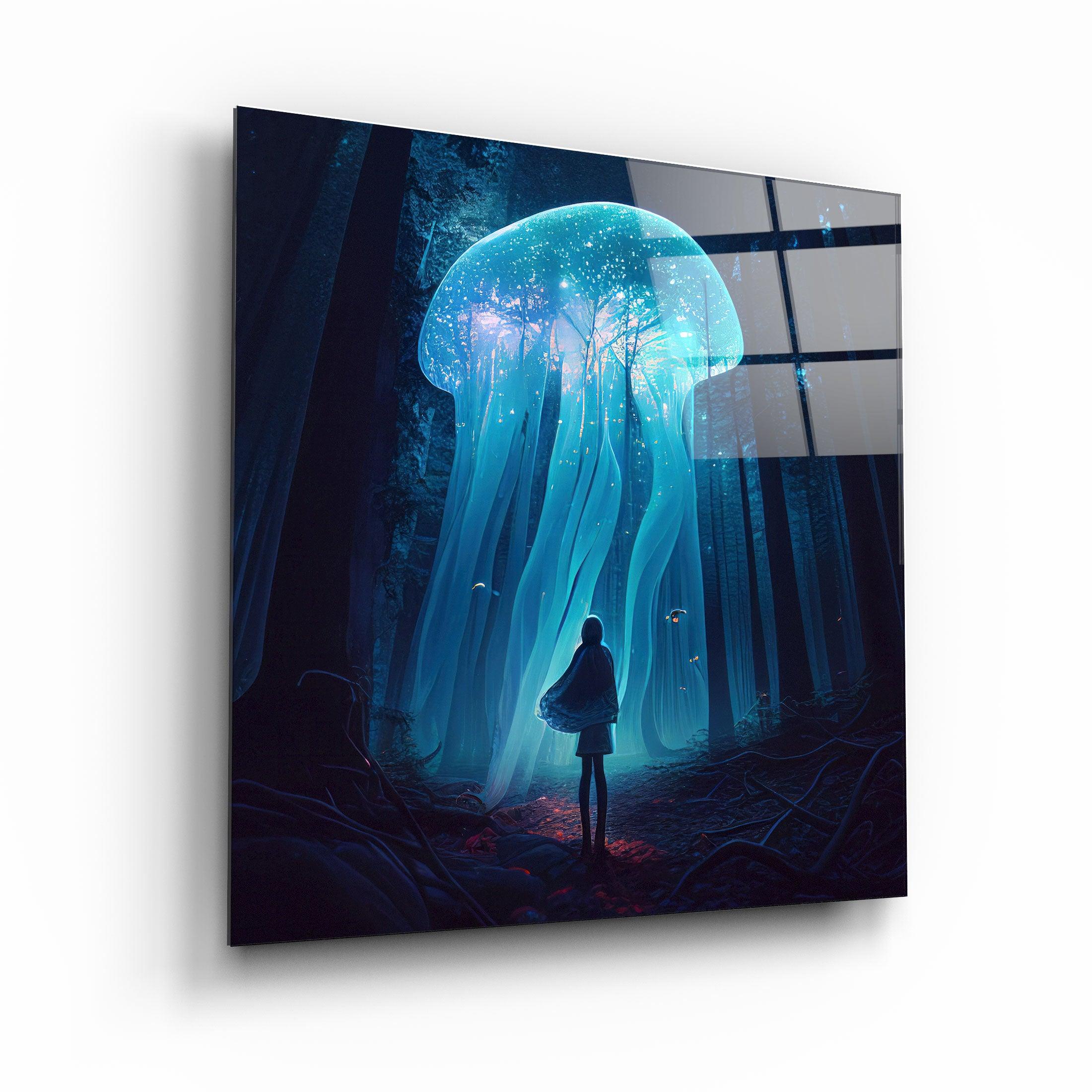 ."Alone in the Secret Forest V3". Glass Wall Art - ArtDesigna Glass Printing Wall Art