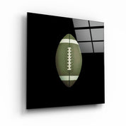 ."Recolored Designs - American Football". Glass Wall Art - ArtDesigna Glass Printing Wall Art