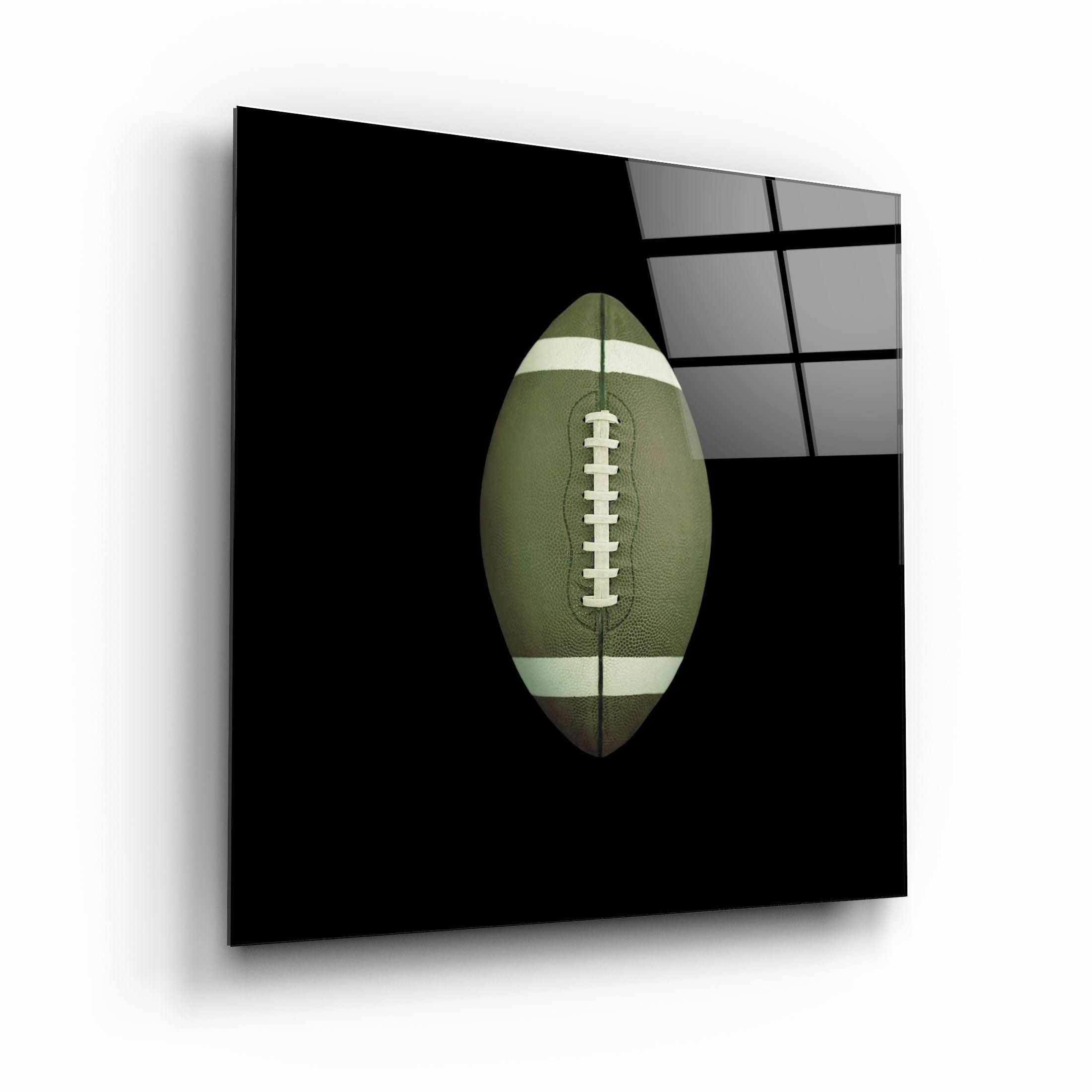 ."Recolored Designs - American Football". Glass Wall Art - ArtDesigna Glass Printing Wall Art