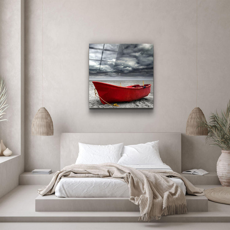 ・"Sailing Boat"・Glass Wall Art - ArtDesigna Glass Printing Wall Art