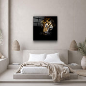 King of the Jungle | Glass Wall Art - Artdesigna