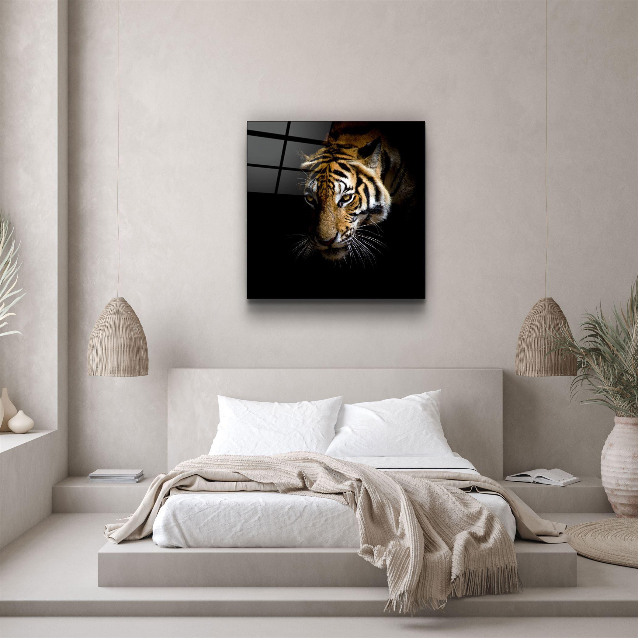 King of the Jungle | Glass Wall Art - Artdesigna