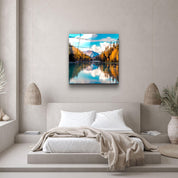 ・"Lake"・Glass Wall Art - ArtDesigna Glass Printing Wall Art