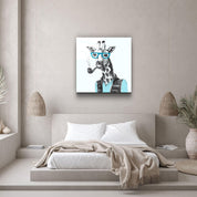 ・"Bay Giraffe"・Glass Wall Art - ArtDesigna Glass Printing Wall Art