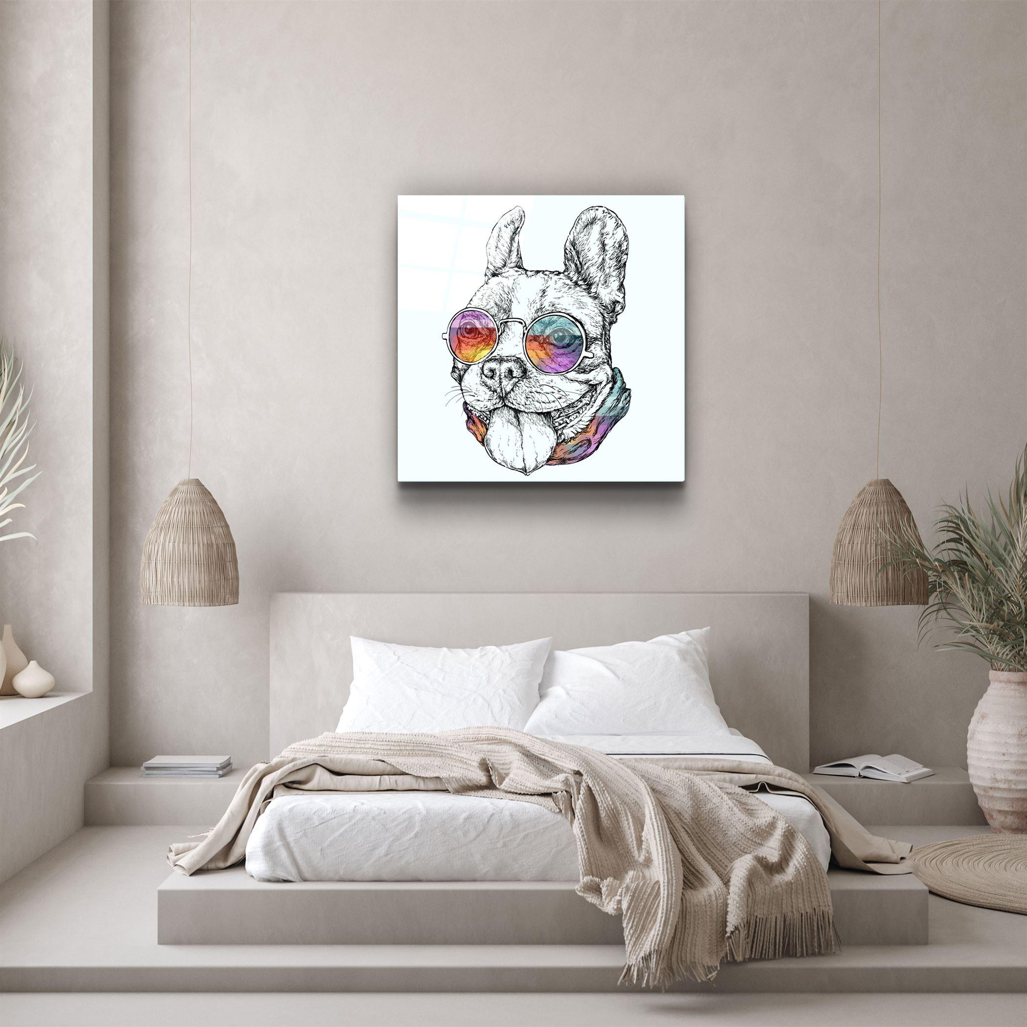 ・"Dog"・Glass Wall Art - ArtDesigna Glass Printing Wall Art