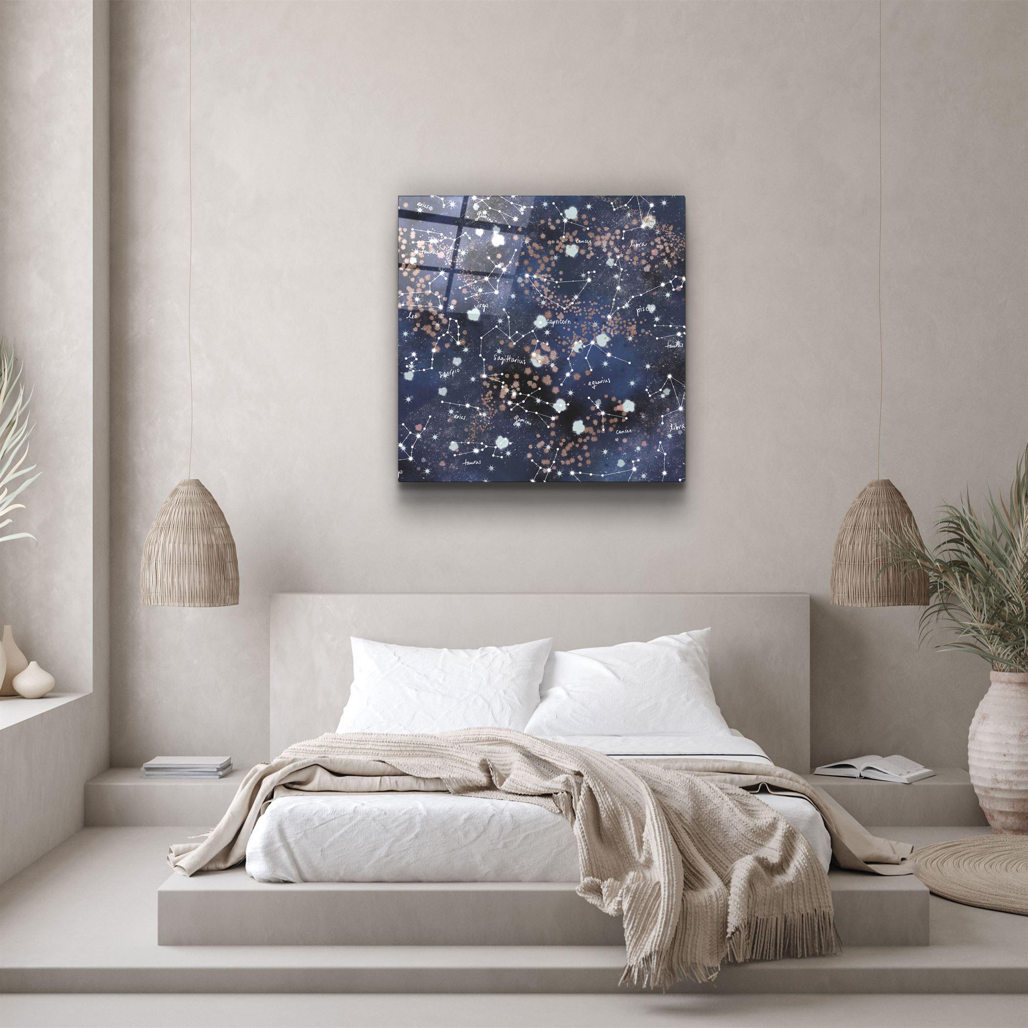 ・"Stars and Zodiacs"・Glass Wall Art - ArtDesigna Glass Printing Wall Art