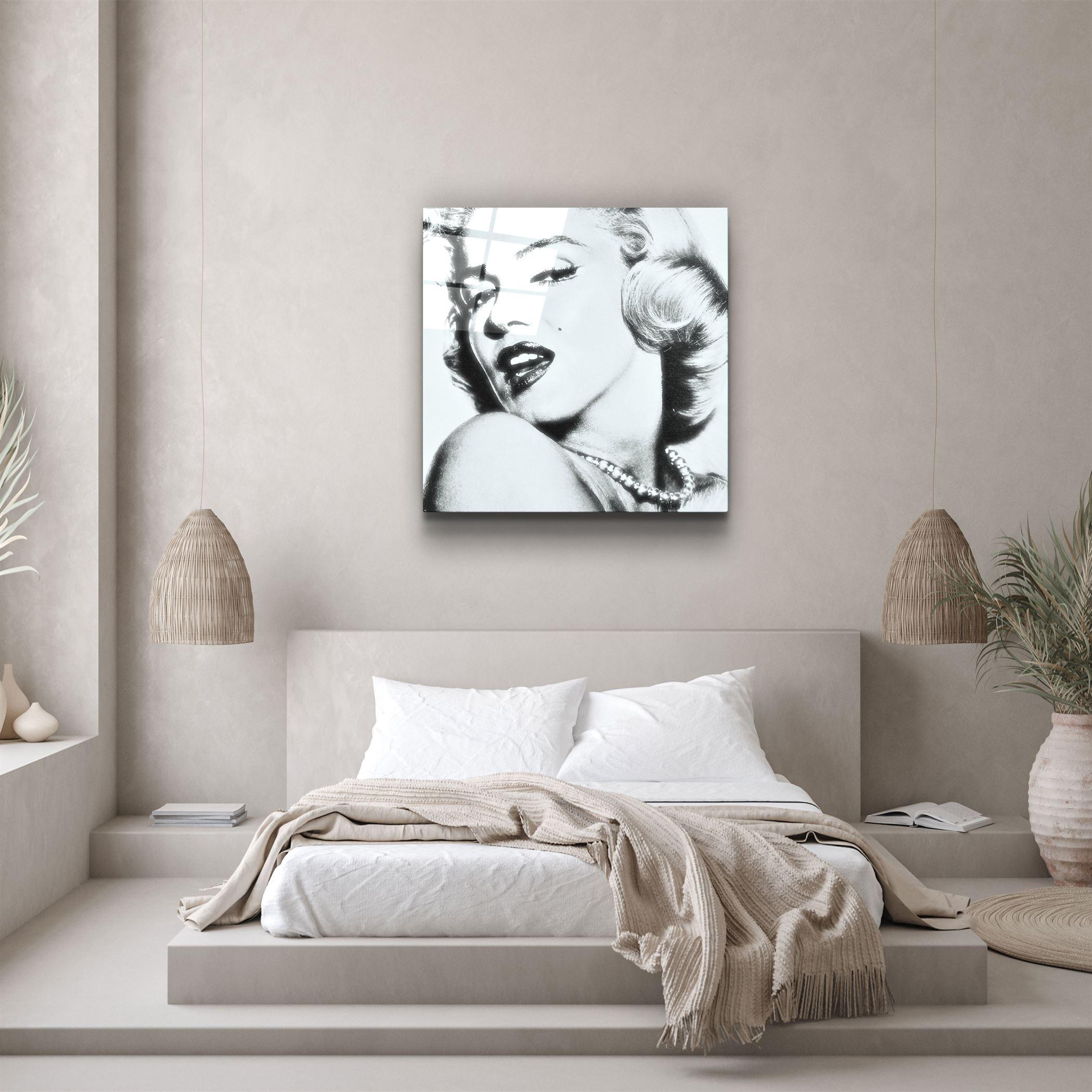 ・"Marilyn Monroe"・Glass Wall Art - ArtDesigna Glass Printing Wall Art