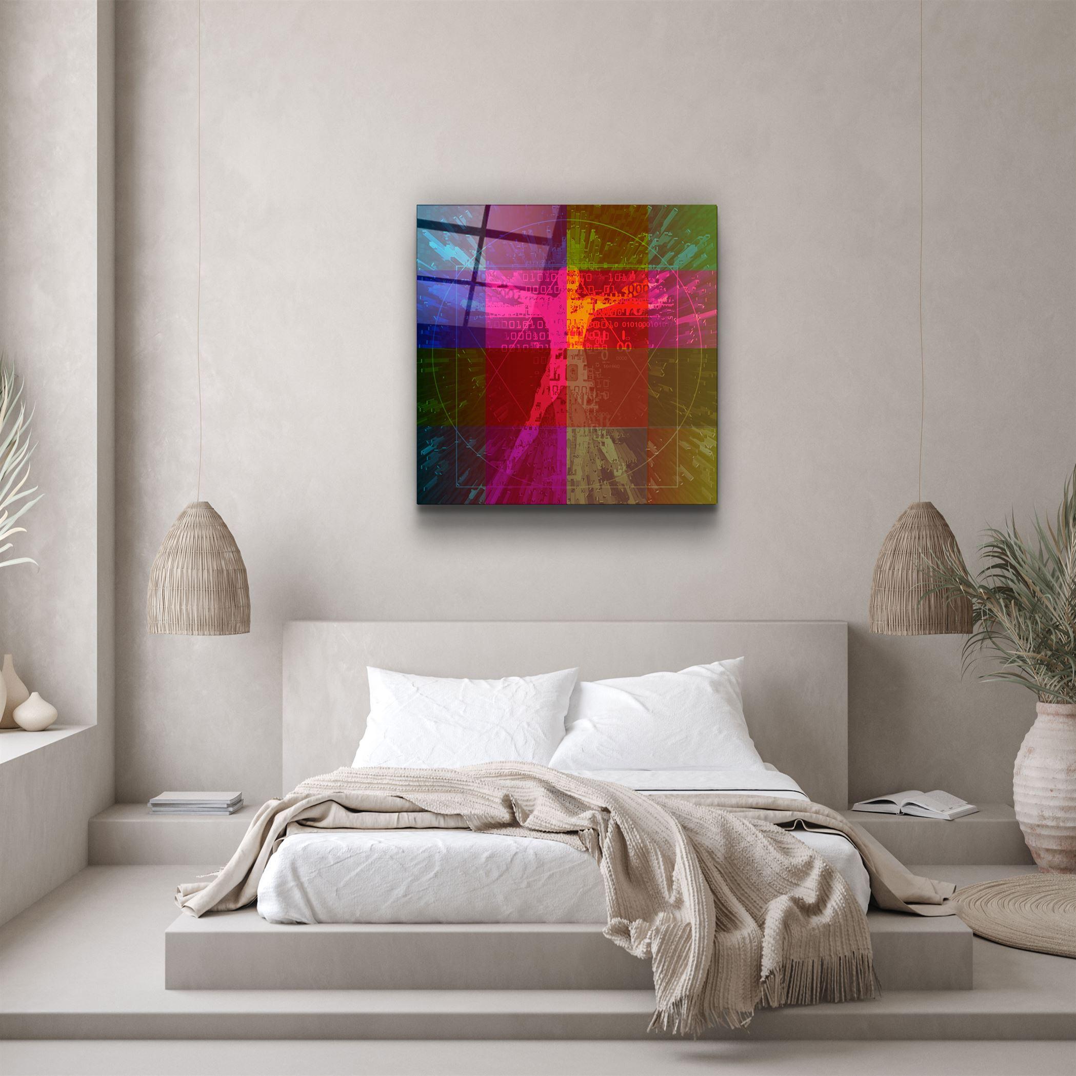 ・"Absctract Colors"・Glass Wall Art - ArtDesigna Glass Printing Wall Art