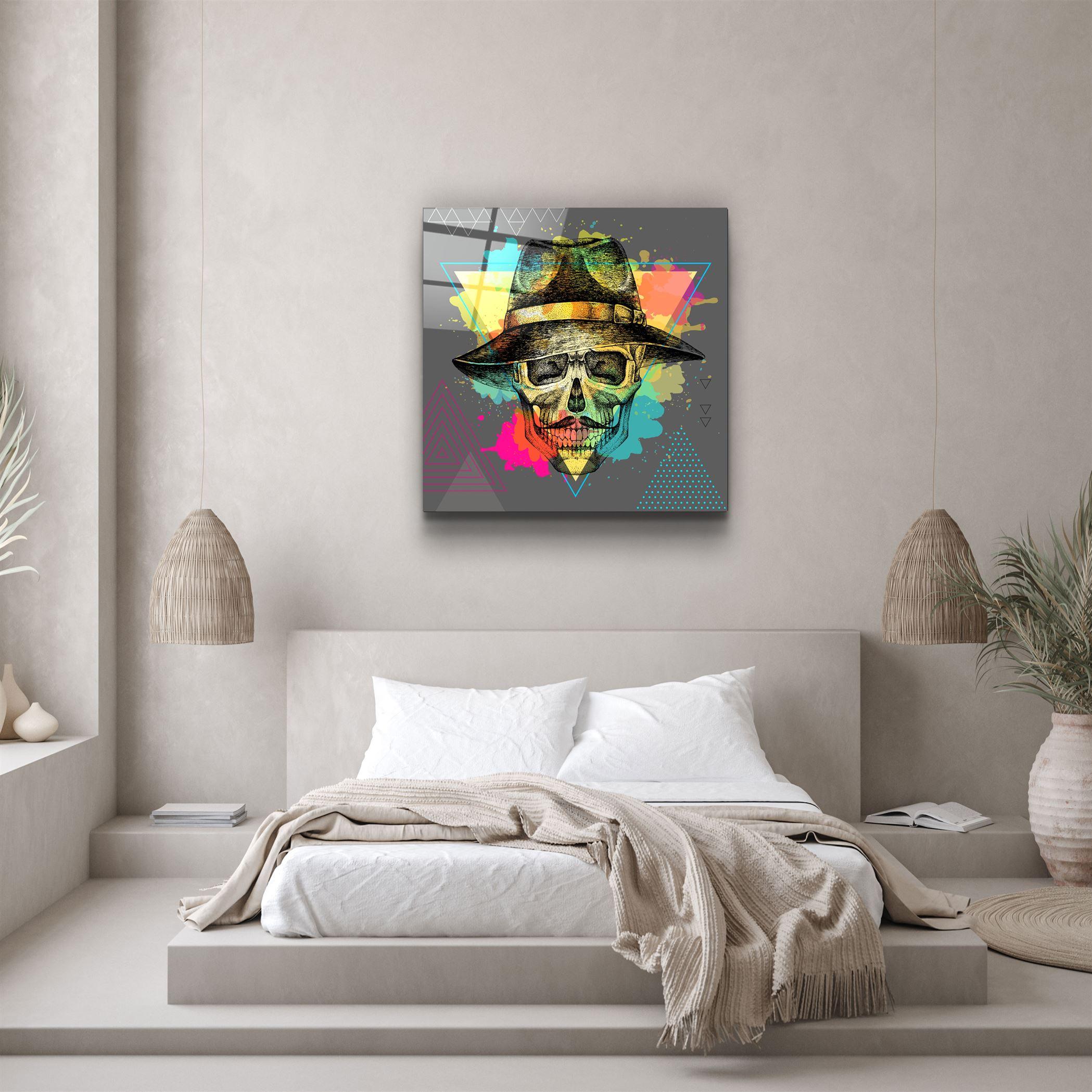 ・"Skulla4"・Glass Wall Art - ArtDesigna Glass Printing Wall Art