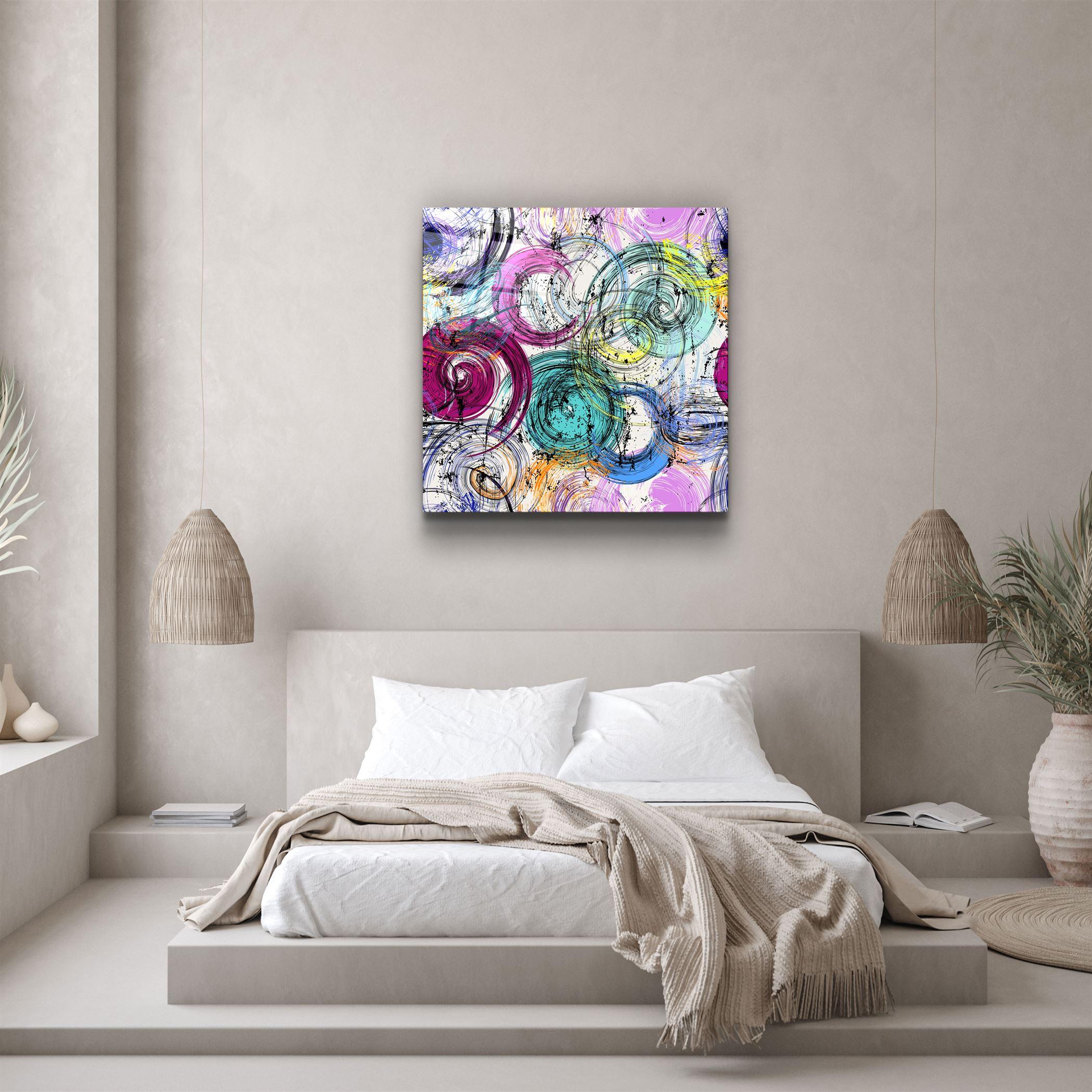 ・"Absctract Colors"・Glass Wall Art - ArtDesigna Glass Printing Wall Art