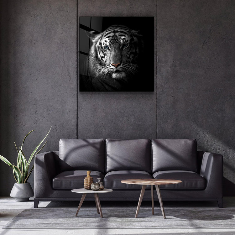 ・"Tiger"・Glass Wall Art - ArtDesigna Glass Printing Wall Art