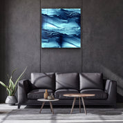 ・"Abstract Waves"・Glass Wall Art - ArtDesigna Glass Printing Wall Art