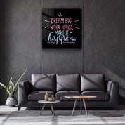 ・"Make It Happen"・Glass Wall Art - ArtDesigna Glass Printing Wall Art