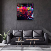 ."Paint Drops V3". Designers Collection Glass Wall Art - ArtDesigna Glass Printing Wall Art