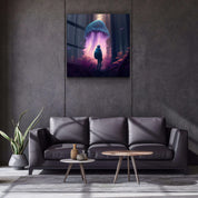 ."Alone in the Secret Forest V2". Glass Wall Art - ArtDesigna Glass Printing Wall Art