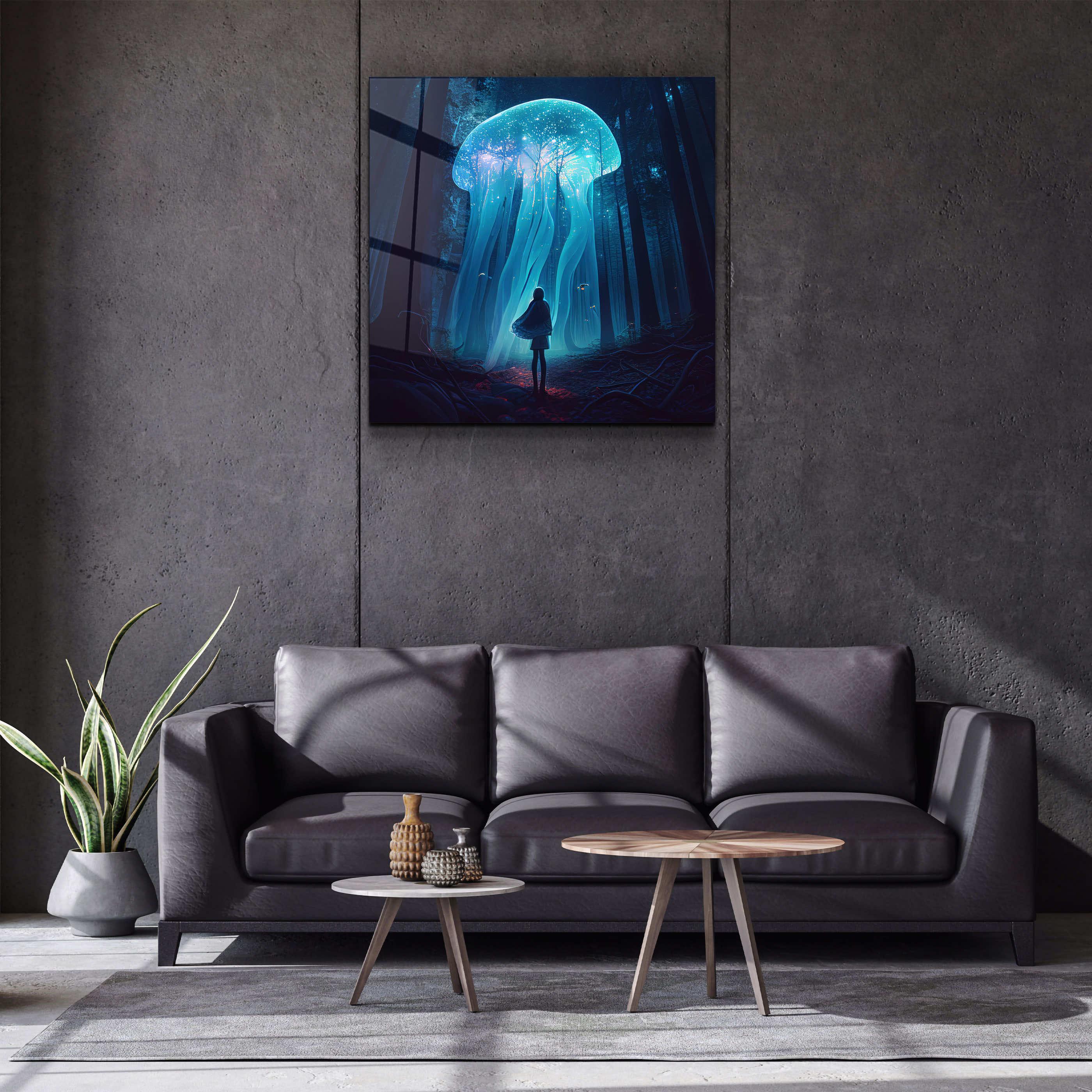 ."Alone in the Secret Forest V3". Glass Wall Art - ArtDesigna Glass Printing Wall Art