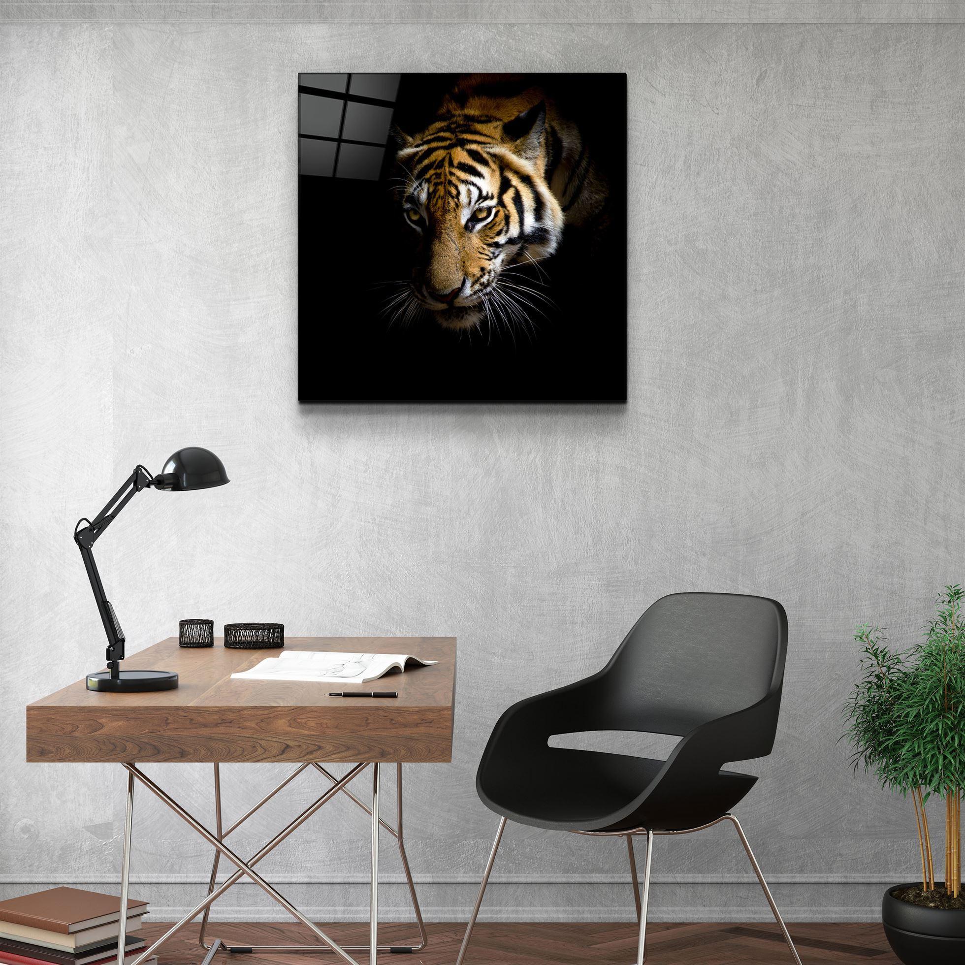 King of the Jungle | Glass Wall Art - Artdesigna