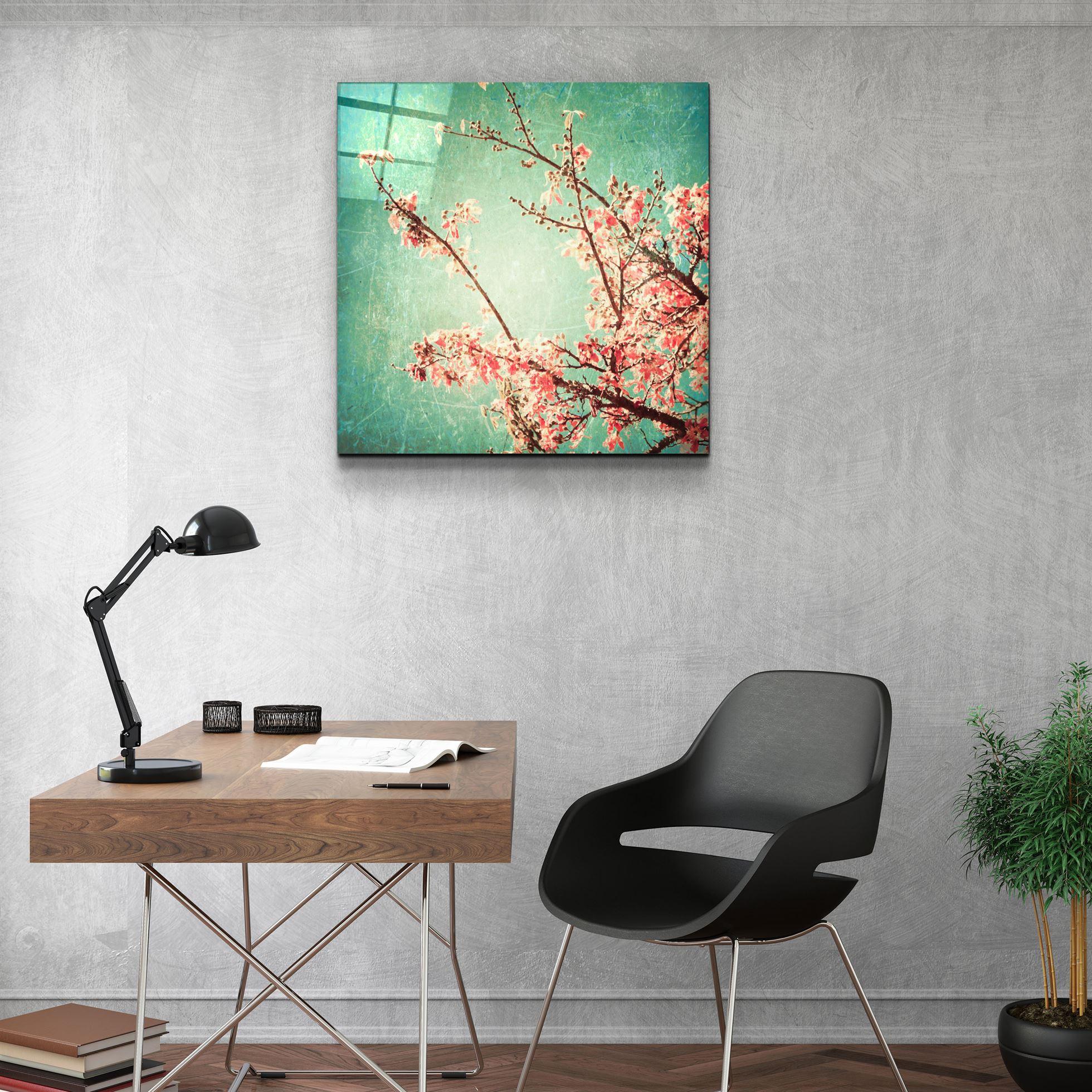 ・"Cherry Blossom"・Glass Wall Art - ArtDesigna Glass Printing Wall Art