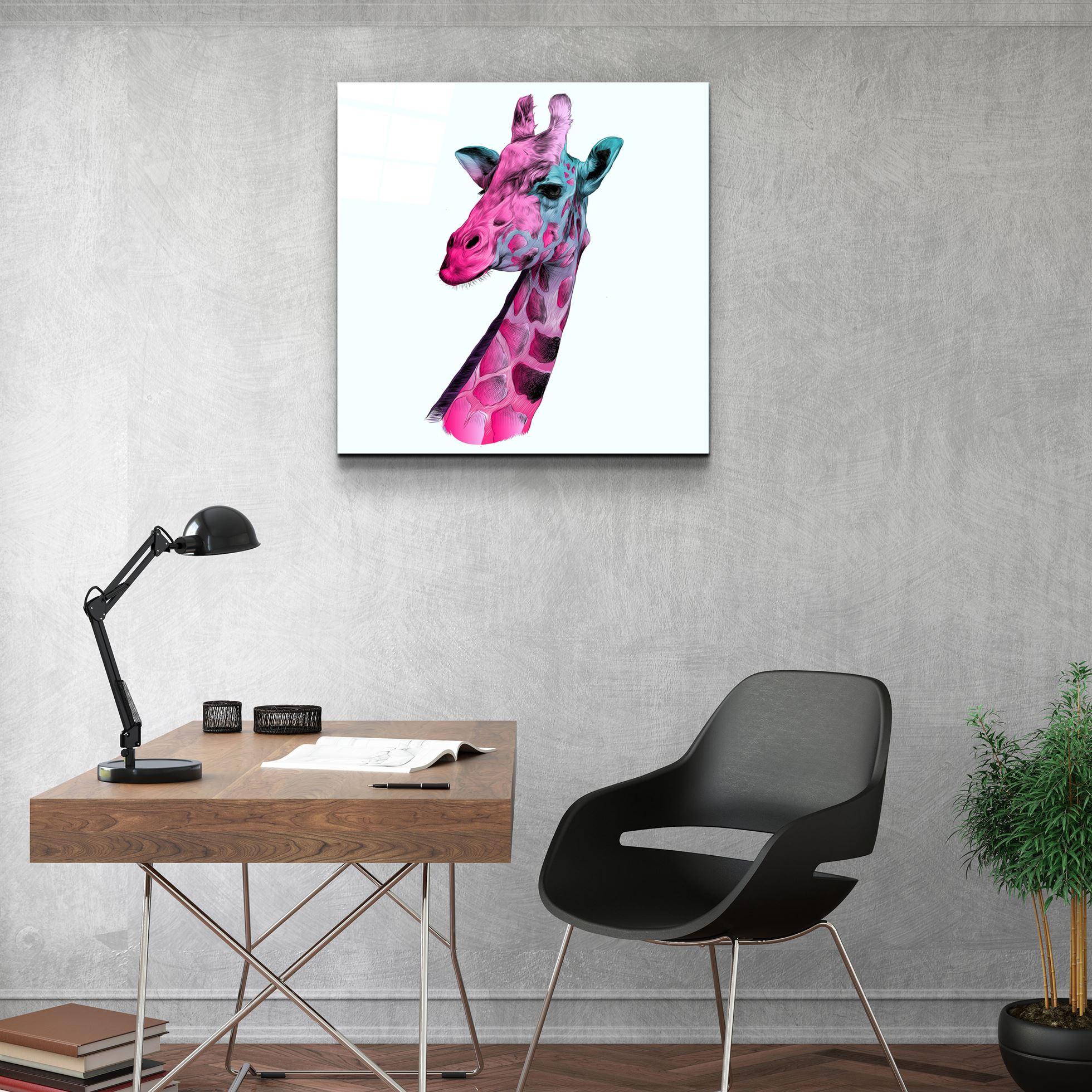 ・"Giraffe"・Glass Wall Art - ArtDesigna Glass Printing Wall Art