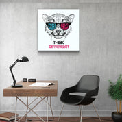 ・"Think Different"・Glass Wall Art - ArtDesigna Glass Printing Wall Art