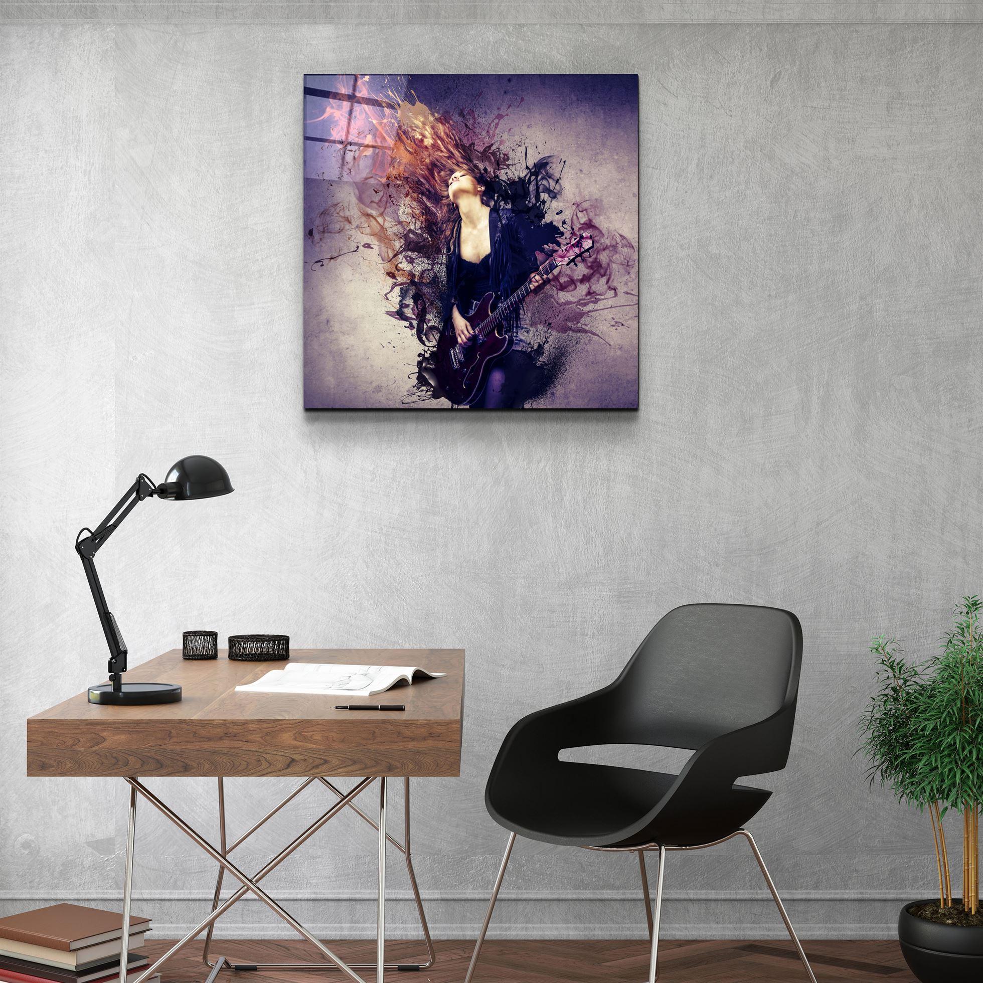 ・"Rockinky"・Glass Wall Art - ArtDesigna Glass Printing Wall Art