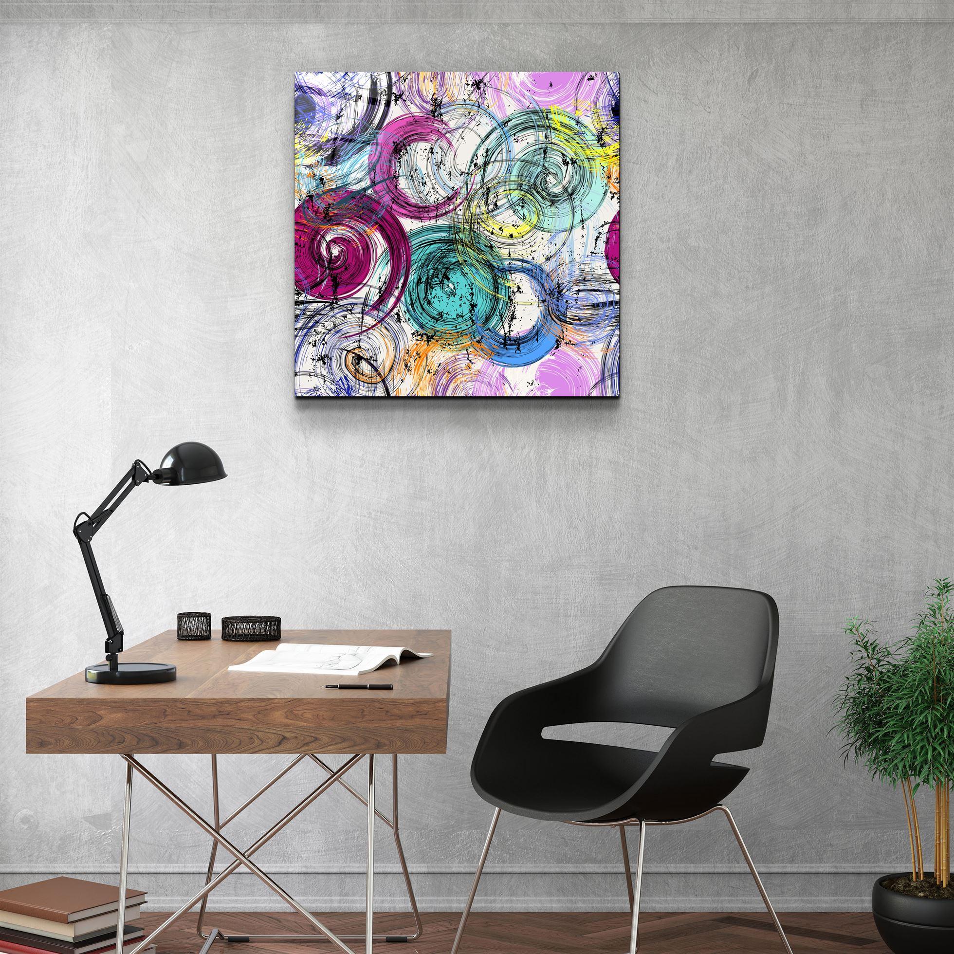 ・"Absctract Colors"・Glass Wall Art - ArtDesigna Glass Printing Wall Art