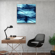 ・"Abstract Waves"・Glass Wall Art - ArtDesigna Glass Printing Wall Art