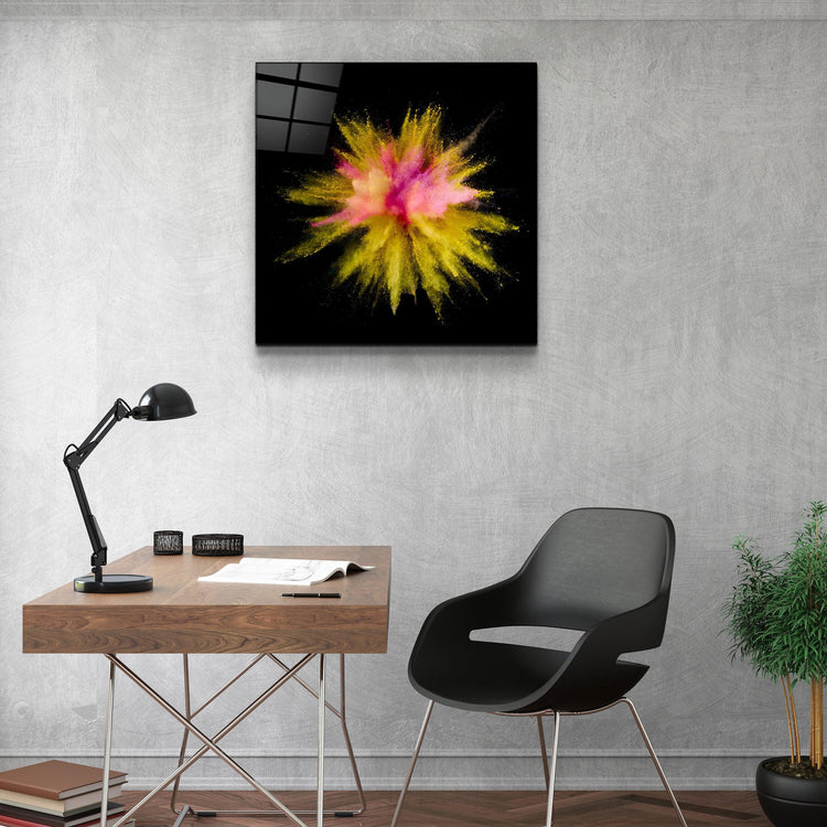 ・"Colorful Explosion V2"・Glass Wall Art - ArtDesigna Glass Printing Wall Art