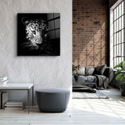 ・"Leopard"・Glass Wall Art - ArtDesigna Glass Printing Wall Art