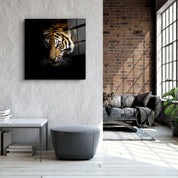 King of the Jungle | Glass Wall Art - Artdesigna