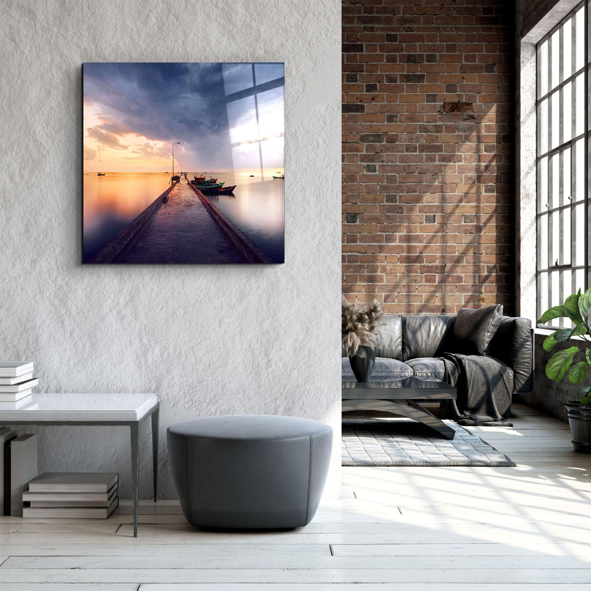 ・"Quay"・Glass Wall Art - ArtDesigna Glass Printing Wall Art