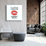 ・"Lipstick"・Glass Wall Art - ArtDesigna Glass Printing Wall Art