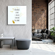 ・"Believe"・Glass Wall Art - ArtDesigna Glass Printing Wall Art