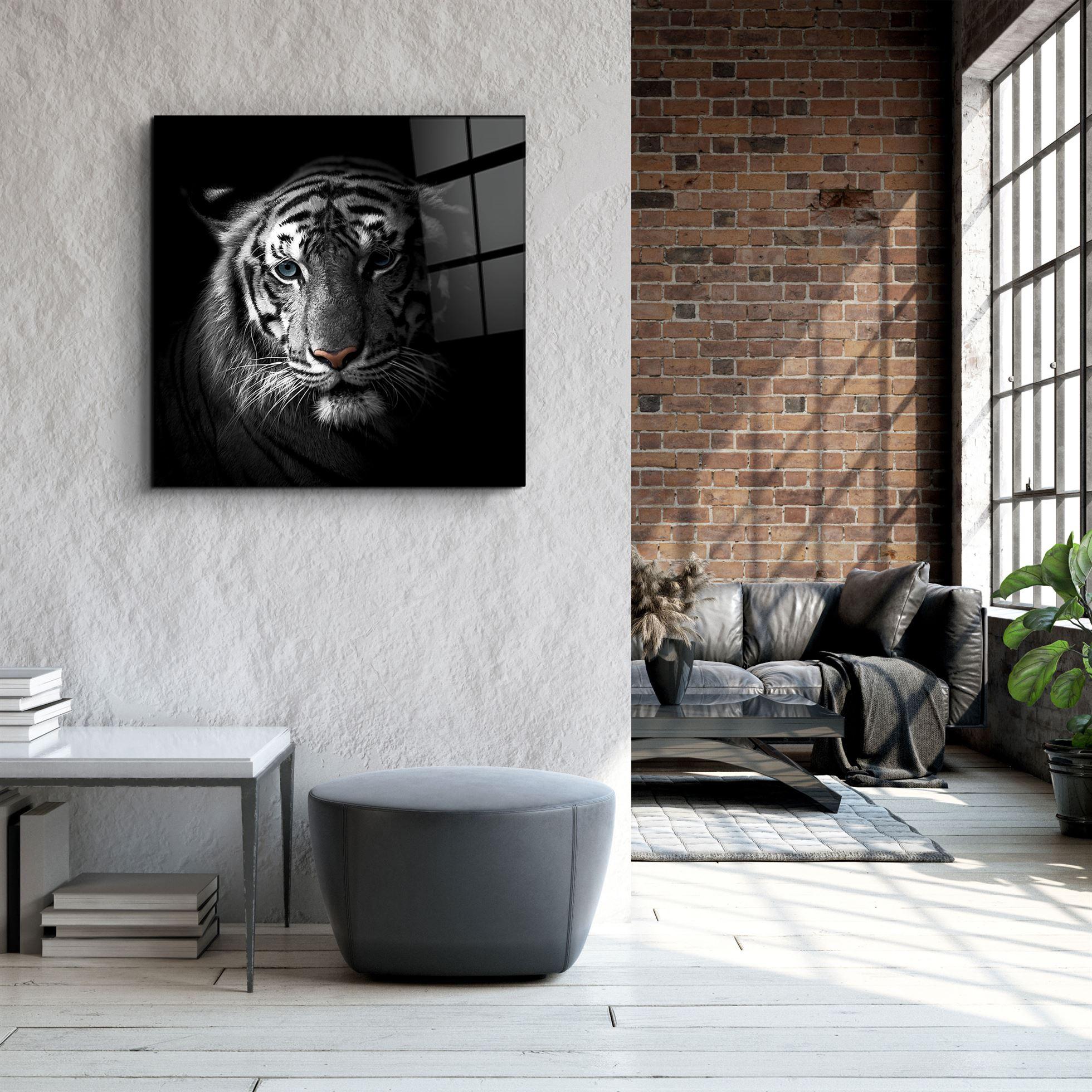 ・"Tiger"・Glass Wall Art - ArtDesigna Glass Printing Wall Art