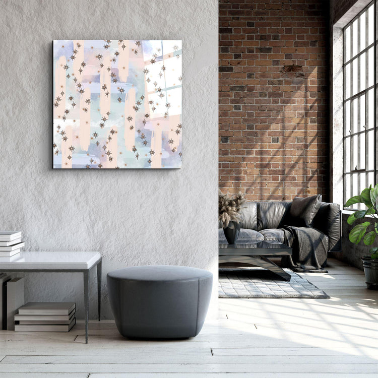 ."Pastel Abstract 5". Glass Wall Art - ArtDesigna Glass Printing Wall Art