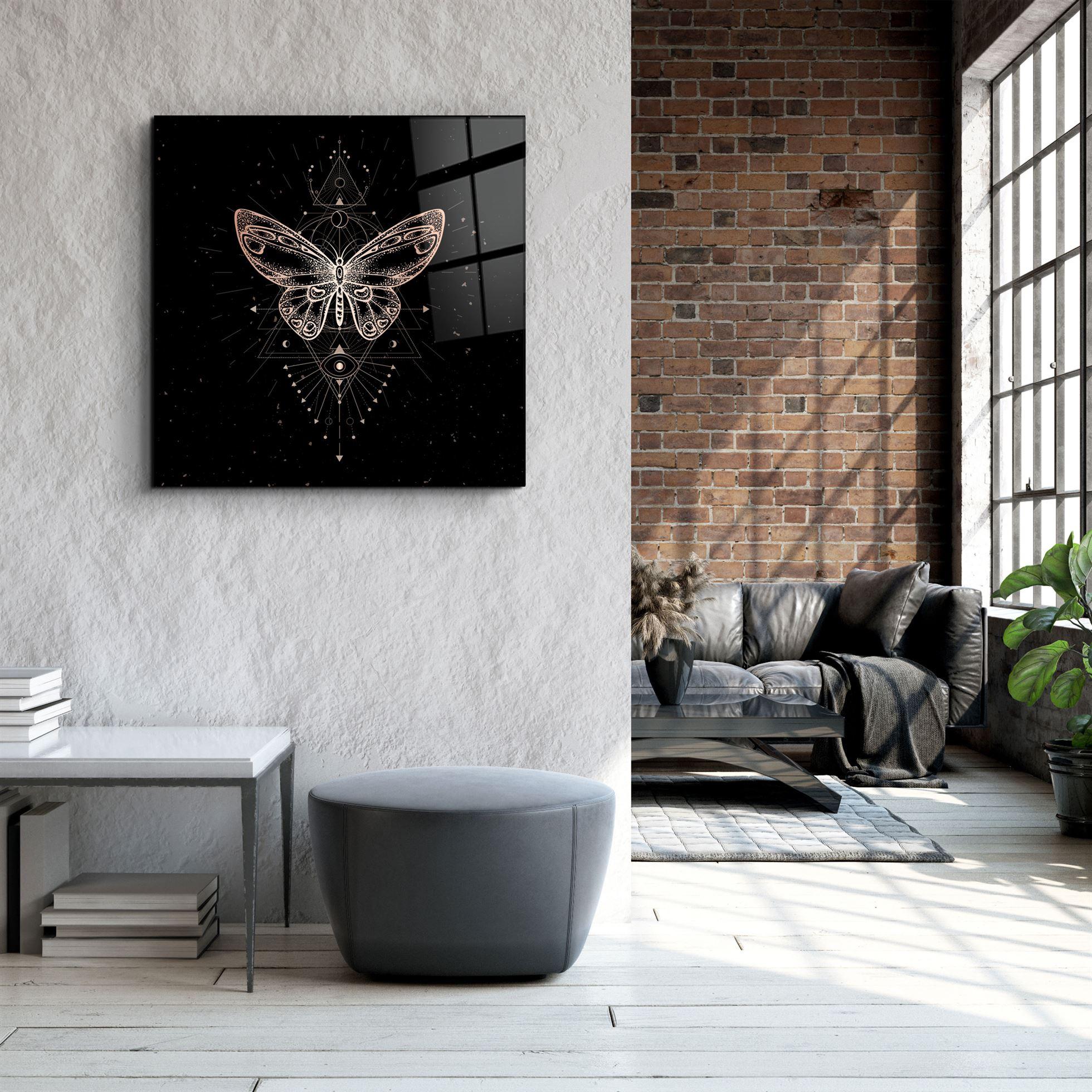 ・"Butterfly Signs"・Glass Wall Art - ArtDesigna Glass Printing Wall Art